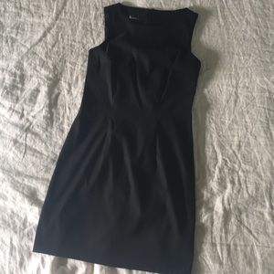 Classic black shift dress